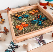 Deep Wooden Play Tray Hand Made in Australia 34 x 34cm - My Playroom 