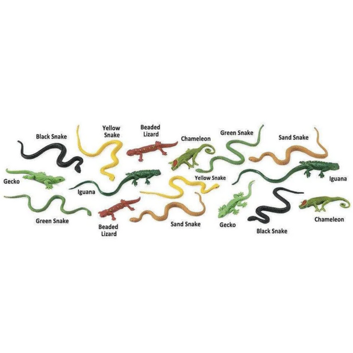 Reptiles Montessori Language Learning Figurines 3yrs+