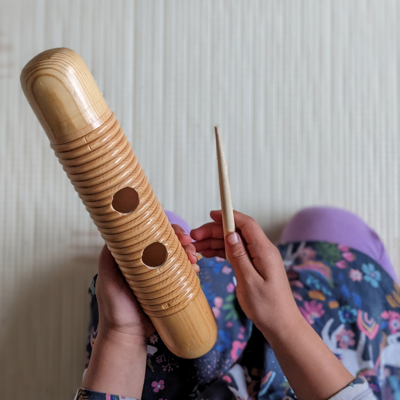 Vivaio Maxi Guiro Musical Instruments for Kids Clearance 3yrs+