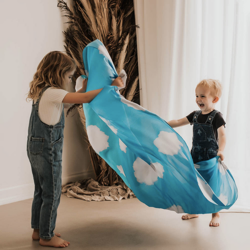 Play Silks by Play Silkies Australia Jumbo Silks Cloud 0m+