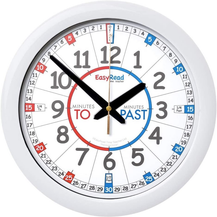 EasyRead Clock Learn to tell the Time 5yrs+ 29cm