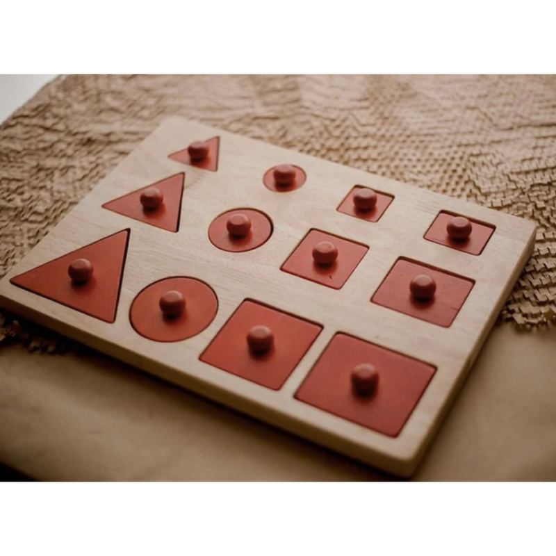 Qtoys Toddler Knob Shape Puzzle Developmental Toys for Toddlers 2yrs+