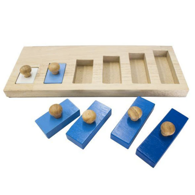 Qtoys Short-Tall Knob Puzzle Cognitive Developmental Toys for Toddlers 2yrs+