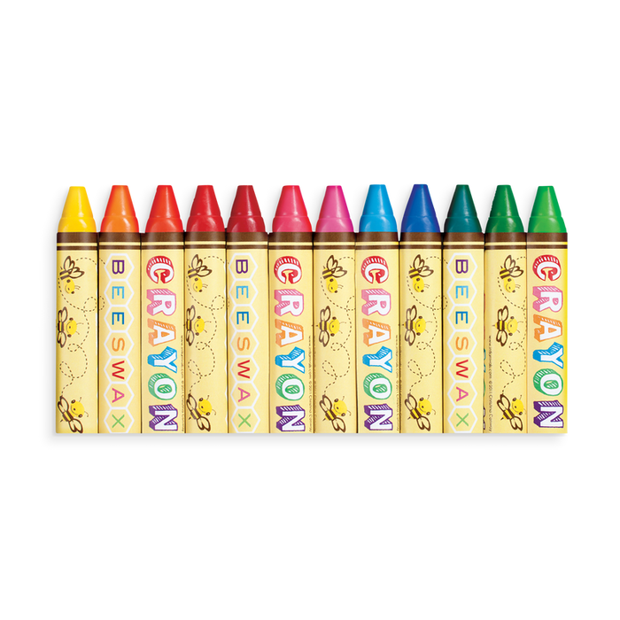Ooly Crayons – Brilliant Bee Crayons Set of 12 3yrs+