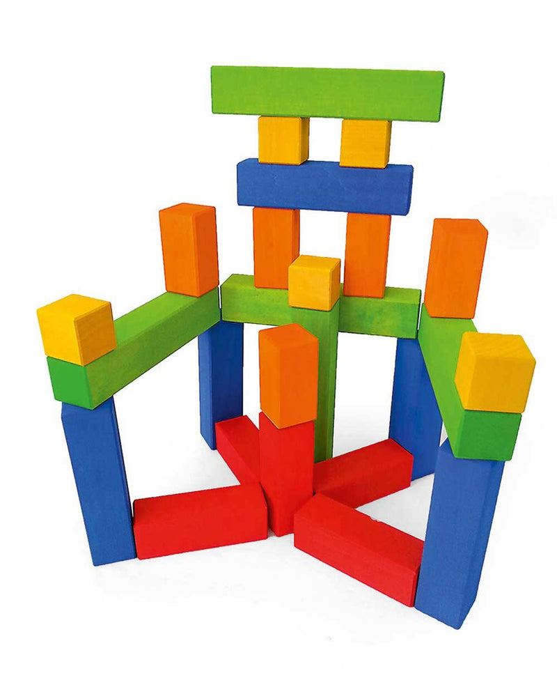 Bauspiel Stepped Counting Block Building Blocks Clearance 100pcs 3yrs+