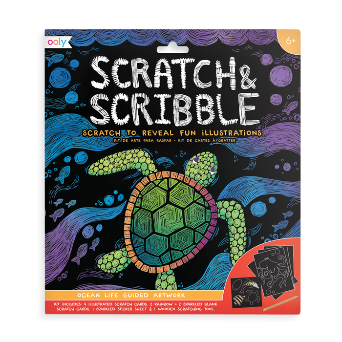 Ooly Scratch & Scribble – Ocean Life 6yrs+