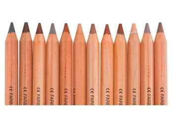 Lyra Skin Tone Colour Pencil Giants -  12 Colours - My Playroom 