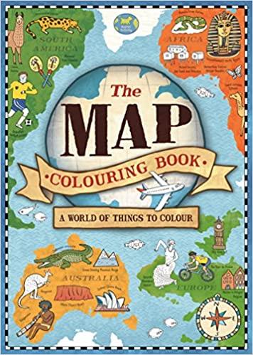 The Map Colouring Book: A World of Things to Colour - My Playroom 