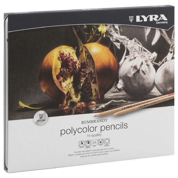 Lyra Rembrandt Polycolour Pencils Tin 24 Assorted Colours - My Playroom 