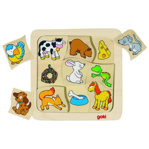 Goki Puzzle Who Eats What?  2yrs+ - My Playroom 