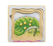 Beleduc Life Cycle Wooden Numbered Puzzle - Butterfly 4yrs+ - My Playroom 