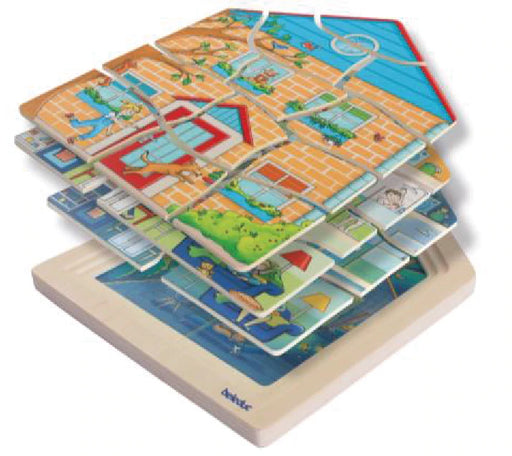 Beleduc Home Layer Puzzle 3yrs+ - My Playroom 