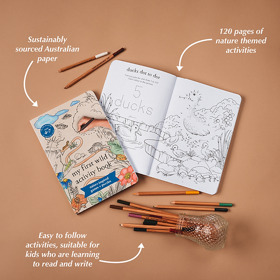 My First Wild Activity Book Nature Inspired Games and Puzzles (Paperback) Interactive Book Stationary Art and craft for kids Gifting Ideas Best Seller 4yrs+ kids book