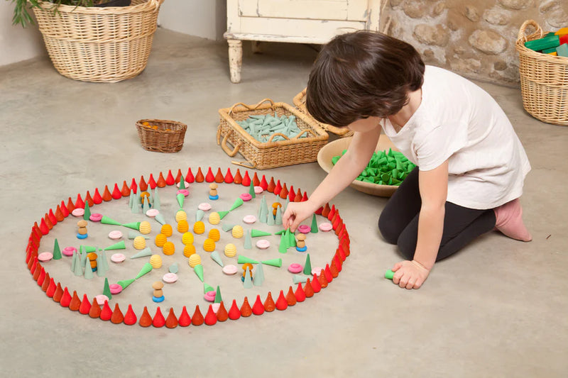 Grapat Mandala Fire 36 Pieces Math Games for Kids 3yrs+