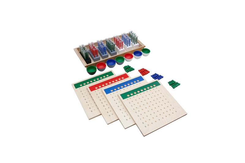 GAM Montessori Long Division Math Games for Kids 3yrs+