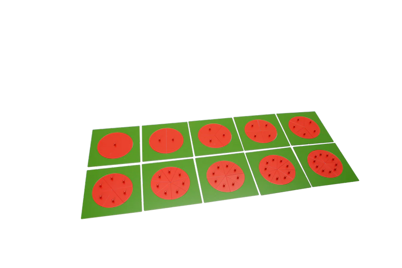 GAM Montessori Fraction Circles With Stand Math Games for Kids 3yrs+