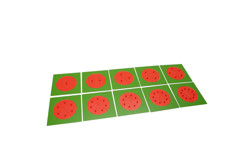 GAM Montessori Fraction Circles With Stand