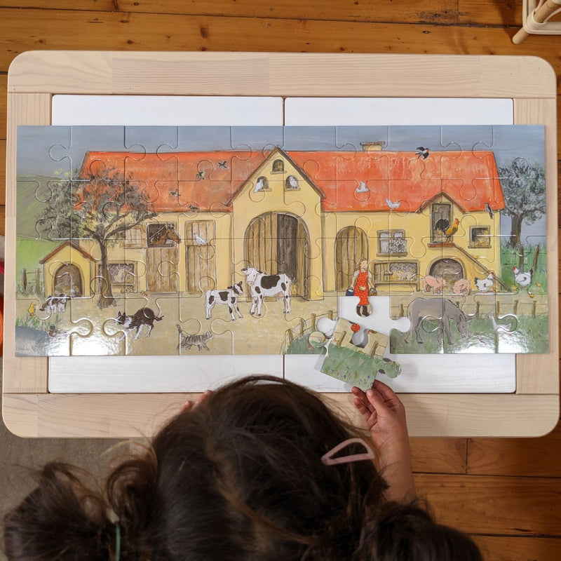 Large Farm Floor Jigsaw Puzzle Thick 40 pc in Gift Box by Egmont Toys-Gifting Idea for 3yrs+