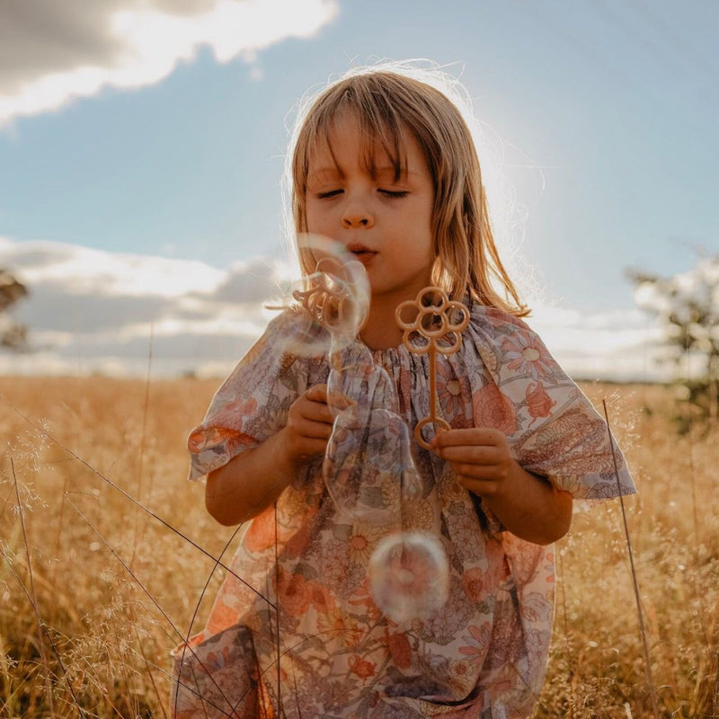 Kinfolk Pantry Flower Eco Bubble Wand Sensory Toys 3yrs+