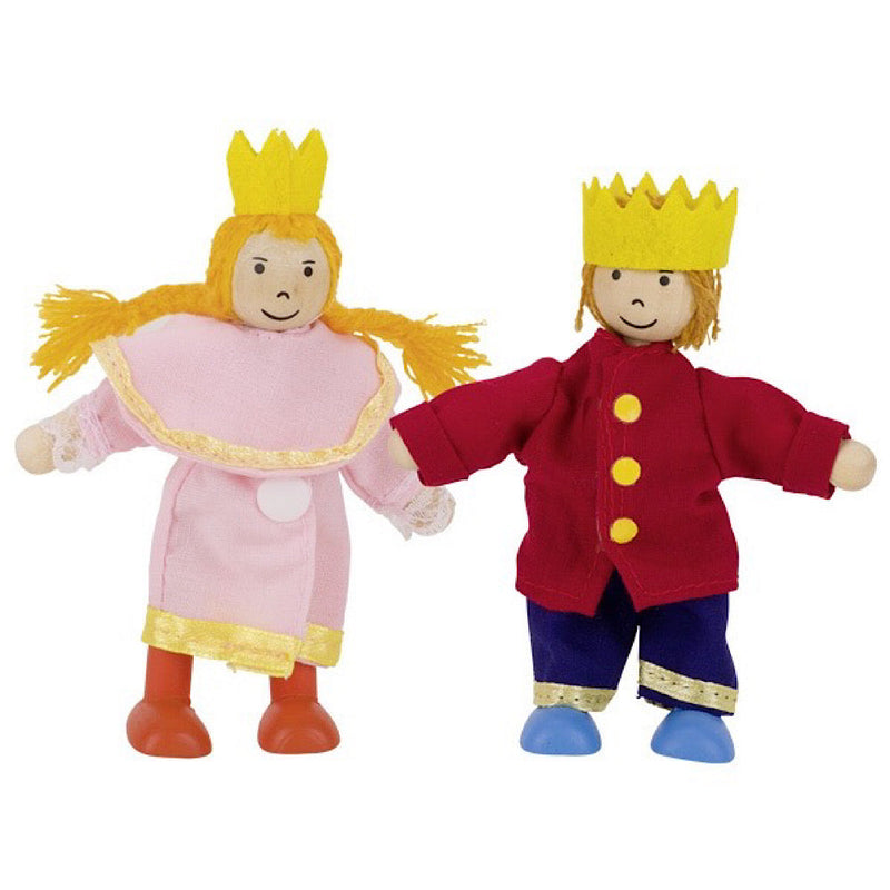 Goki Wooden Flexible Dress Up Doll - Birte & Ben 3yrs+