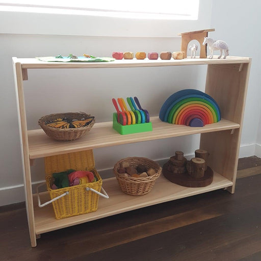 Montessori Shelf Australian Made Infant and Toddler Toy Shelf 100(L) x 28(W) x 70(H)cm - My Playroom 