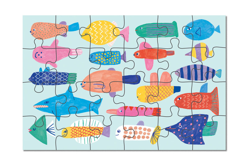 Puzzle 24 Piece Rainbow Reef Ocean Toys  by Journey of Something  4yrs+