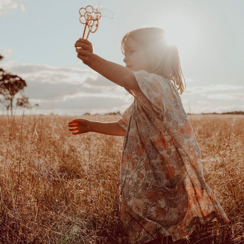 Kinfolk Pantry Flower Eco Bubble Wand Sensory Toys 3yrs+