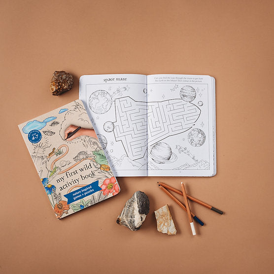 My First Wild Activity Book Nature Inspired Games and Puzzles (Paperback) Interactive Book Stationary Art and craft for kids Gifting Ideas Best Seller 4yrs+ kids book