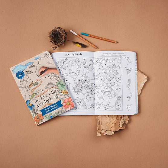 My First Wild Activity Book Nature Inspired Games and Puzzles (Paperback) Interactive Book Stationary Art and craft for kids Gifting Ideas Best Seller 4yrs+ kids book