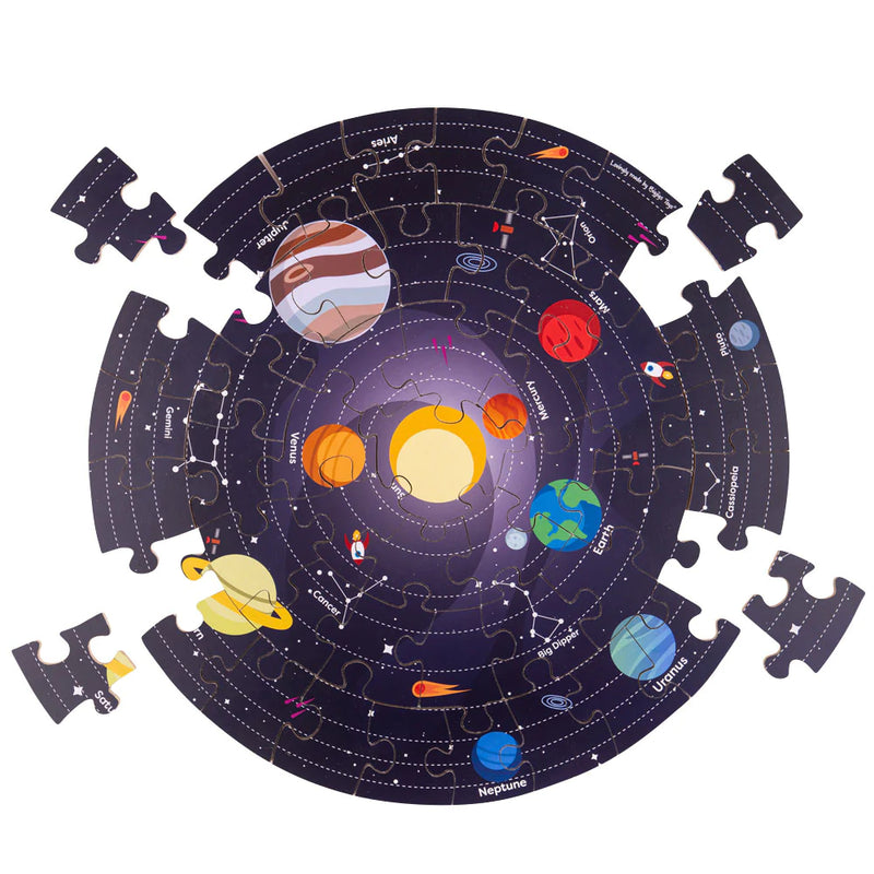 Bigjigs Solar System Floor Jigsaw Puzzle Early Science STEM Toys  Developmental Toys for Toddlers Gifts Idea 2yrs+
