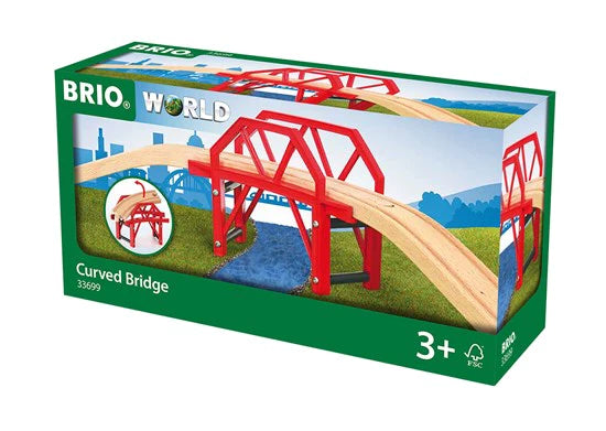 BRIO Curved Bridge 4pcs Best Seller 3yrs+
