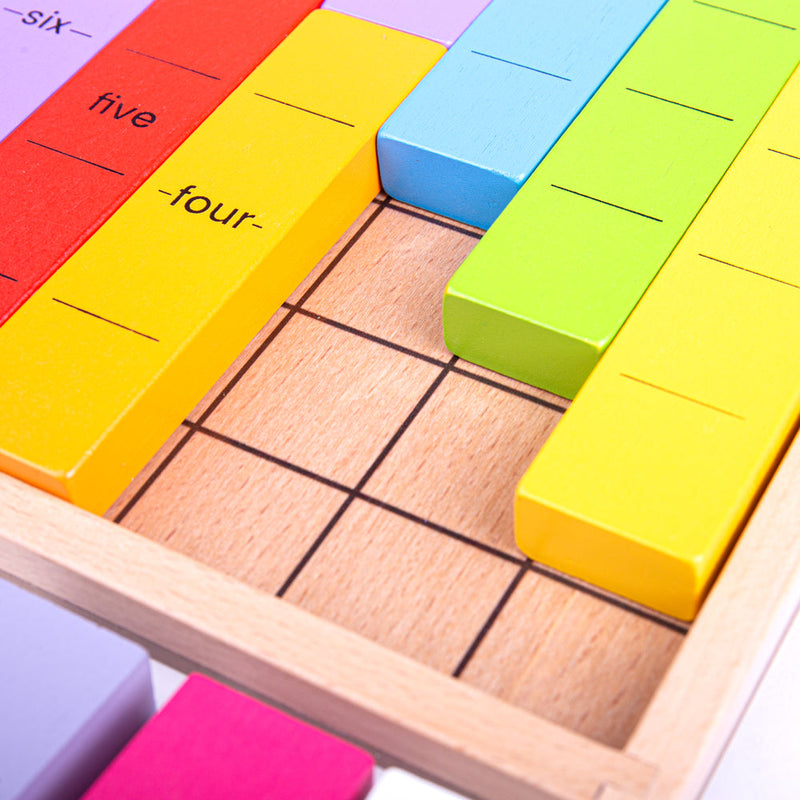 BigJigs Number Bonds Tray Early Math STEM Cognitive Toys 3yrs+