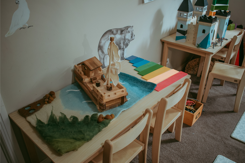 Primary Kids Table and Chair SET Beechwood 2 Heights 60 x 120cm Table Top Best Seller Kids Furniture (Bulky Shipping)