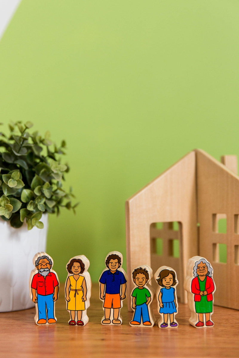 The Freckled Frog Indigenous Wooden People 12m+ - My Playroom 