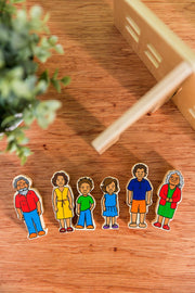 The Freckled Frog Indigenous Wooden People 12m+ - My Playroom 