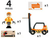 BRIO Vehicle Forklift 4pcs 3yrs+ - My Playroom 
