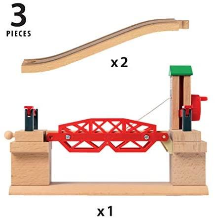 BRIO Bridge Lifting Bridge 3pcs 3yrs+ - My Playroom 