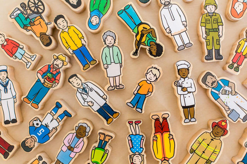 The Freckled Frog The Wooden Village People 12m+ - My Playroom 