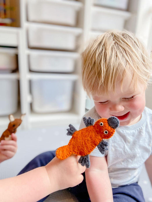 Tara Treasures Felt Australian Animals Set A Finger Puppets Set of 4 - My Playroom 