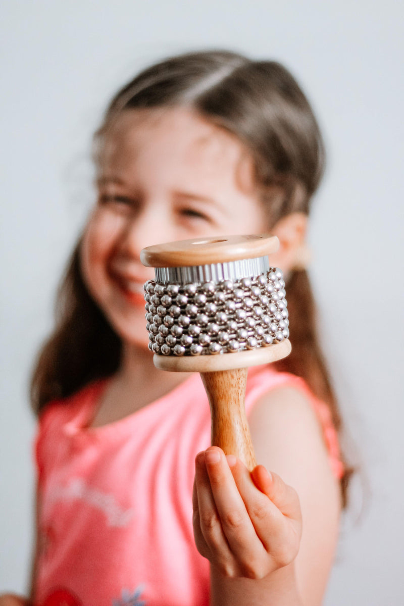 Mano Percussion Wooden Cabaza 7 x 2.5 inch - My Playroom 