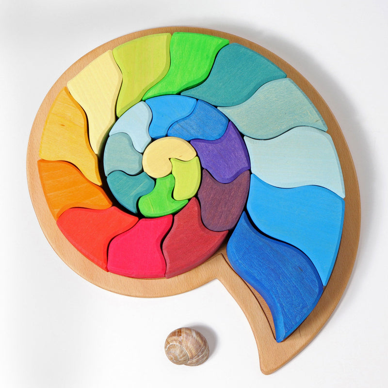 Grimm's Building Blocks Set Ammonite 3yrs+