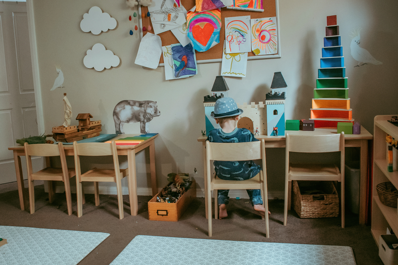 Montessori Furniture Upper Primary Kids TABLE SET (8yrs+) Beechwood - Table 120 x 60 x 64(H)cm, Chair 38cm(H) Best Seller Kids Furniture