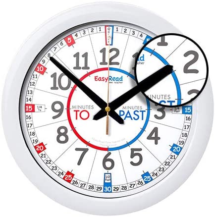 EasyRead Clock Learn to tell the Time 5yrs+ 29cm