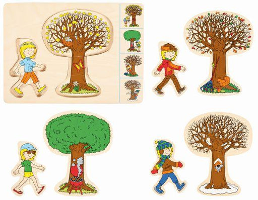 Educo Four Seasons 4 Layers Puzzle 3yrs+ - My Playroom 