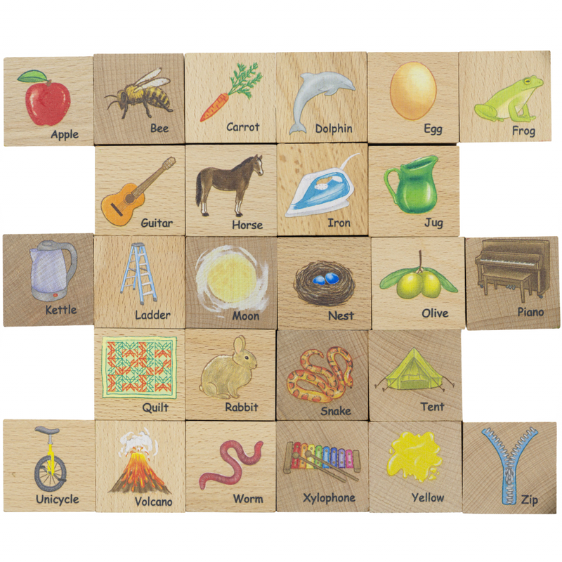 The Freckled Frog ABC Blocks Best Seller Early Literacy Phonics Cognitive Language 12m+