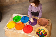 Grapat Platforms / Dishes Rainbow 6pcs - My Playroom 