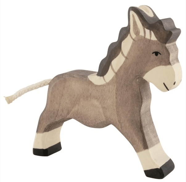 Holztiger Donkey Running Wooden Farm Animal - My Playroom 