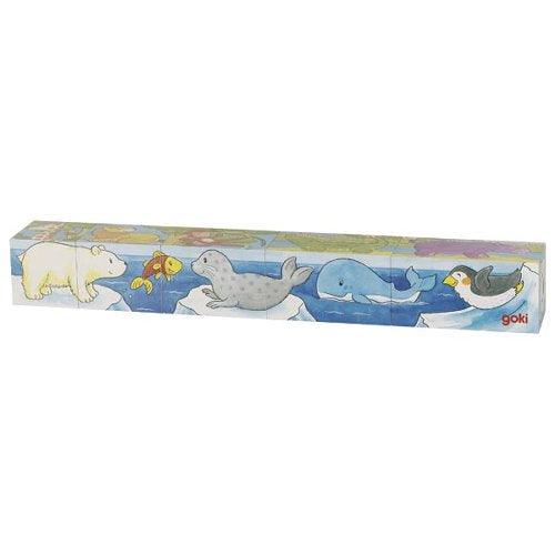 Goki Safari and Arctic Cube Puzzle 3yrs+ - My Playroom 