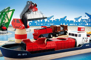 BRIO Set Cargo Harbour Battery Operated Set 16 pcs 3yrs+ - My Playroom 