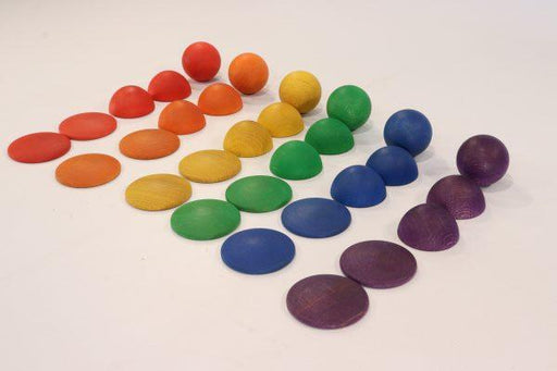 Grapat Rounds Coloured 30pcs 10m+ - My Playroom 